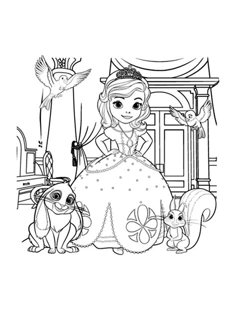 sofia the first coloring|sofia coloring hole family.